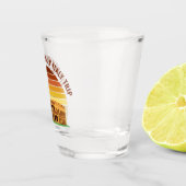 ローマイタリアファミリートリップコロッセウムサンセットカスタム ショットグラス (右)