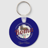 ローマイタリアレトロコロッセウムヴィンテージホリデイ キーホルダー (正面)