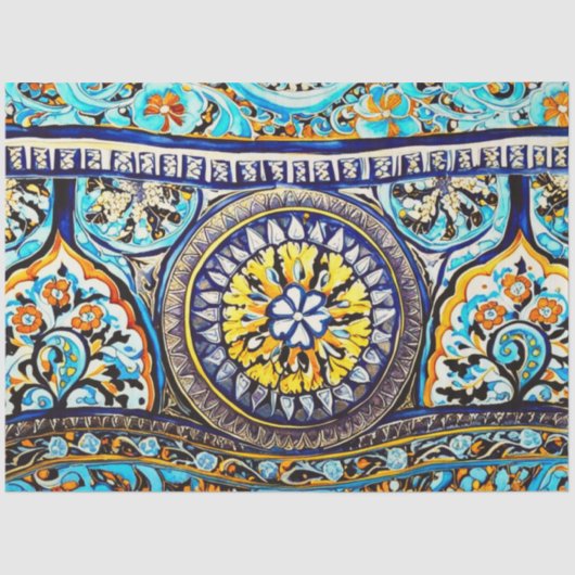 ローマイタリアンスペインのマジョリカフローラ分離 薄葉紙 (正面)