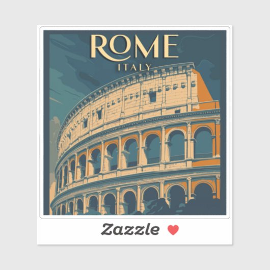 ローマイタリアヴィンテージコロッセオ シール (シート)