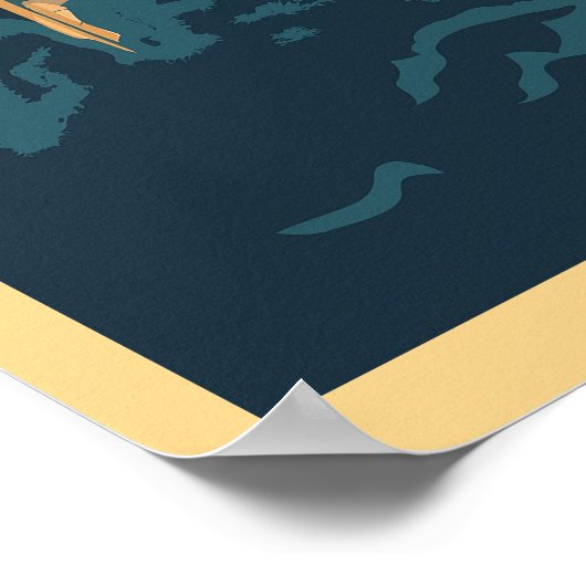 ローマイタリアヴィンテージコロッセオ ポスター (角)