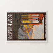 ローマイタリアヴィンテージトラベル ジグソーパズル (横)