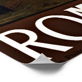 ローマイタリアヴィンテージトラベル ポスター (角)