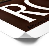 ローマイタリアヴィンテージトラベル ポスター (角)