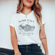 ローマイタリアヴィンテージ – 寺跡Tシャツ