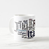 ローマイタリア コーヒーマグカップ (正面左)