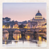 ローマイタリア – セントピーターズ大聖堂 ガラスコースター (正面)