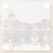 ローマイタリア – セントピーターズ大聖堂 ガラスコースター (裏面)