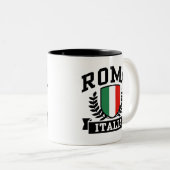 ローマイタリア ツートーンマグカップ (正面右)