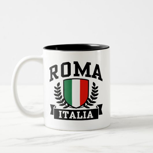 ローマイタリア ツートーンマグカップ (左)