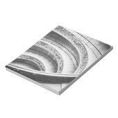 ローマイタリア、バチカン階段 ノートパッド (回転)