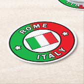 ローマイタリア ラウンドペーパーコースター (アングル)