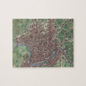 ローマイタリア(1721年)のヴィンテージの地図 ジグソーパズル (横)