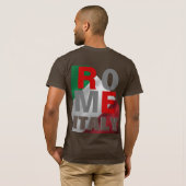 ローマイタリア Tシャツ (裏面フル)