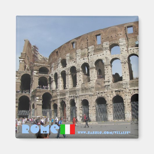 ローマイタリクールア磁石デザイン マグネット (正面)