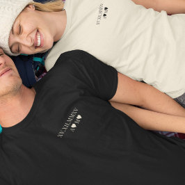 ローマカスタム数字の日付記念日（緑） トライブレンドＴシャツ