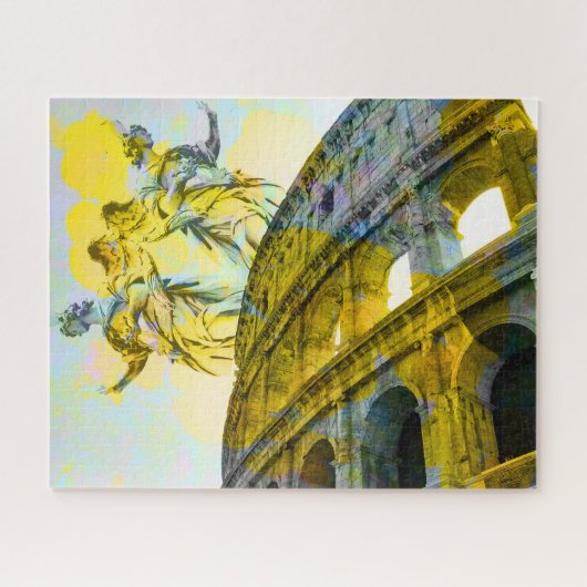 ローマカッコいいのトレンディー的な要素の芸術 ジグソーパズル (横)