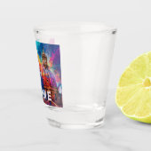ローマカテドラル抽象芸術アート ショットグラス (右)