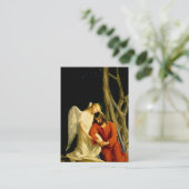 ローマカトリック写真葬儀祈りの言葉カード プレイスカード (スタンド正面)