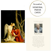 ローマカトリック写真葬儀祈りの言葉カード プレイスカード