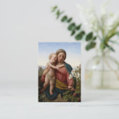 ローマカトリック妊娠祈りの言葉カード プレイスカード (スタンド正面)