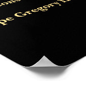 ローマカトリック教会の7人のシリア人教皇 ポスター (角)