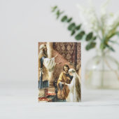 ローマカトリック結婚ス祈りの言葉カード プレイスカード (スタンド正面)