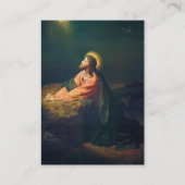 ローマカトリック葬儀/メモリアル祈りの言葉カード プレイスカード (正面)