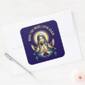 ローマカトリック賛美スヴァージンメアリーラテンマス スクエアシール (封筒)