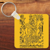 ローマカトリック・サンクリストファー キーホルダー (正面)