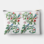 ローマカラフルオーナメントプリントカットソーバッグ アクセサリーポーチ (裏面)