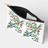 ローマカラフルオーナメントプリントカットソーバッグ アクセサリーポーチ (見開き)