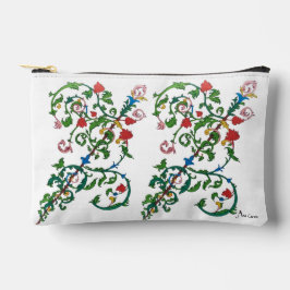 ローマカラフルオーナメントプリントカットソーバッグ アクセサリーポーチ