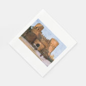 ローマキャッスル紙ナプキンス スタンダードランチョンナプキン (角)