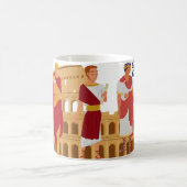 ローマクラシックmUG コーヒーマグカップ (中央)