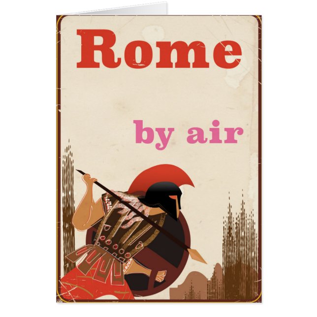 ローマグラディエーター航空旅行ポスター (正面)