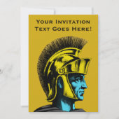 ローマグラディエーポップ・アートのターアートポートレート 招待状 (正面)