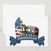 ローマコリセウムアイタリアンメリカ招待状 招待状 (正面/裏面)