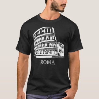 ローマコロシアムイタリアイタリアItaliaローマ円形劇場I L Tシャツ
