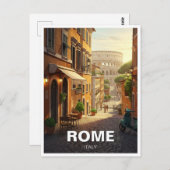 ローマコロシアムイタリア ポストカード (正面/裏面)