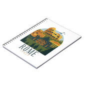 ローマコロシアムヴィンテージ ノートブック (左側)