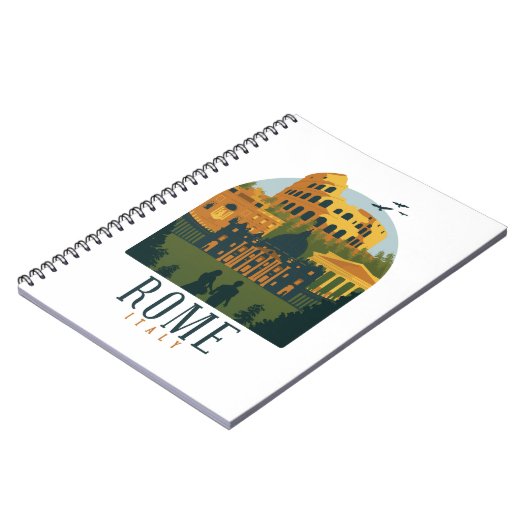 ローマコロシアムヴィンテージ ノートブック (左側)