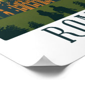 ローマコロシアムヴィンテージ ポスター (角)