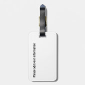 ローマコロシアムヴィンテージ ラゲッジタグ (裏面縦)