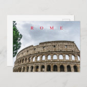 ローマコロッセウム部分ビューポストカード ポストカード (正面/裏面)