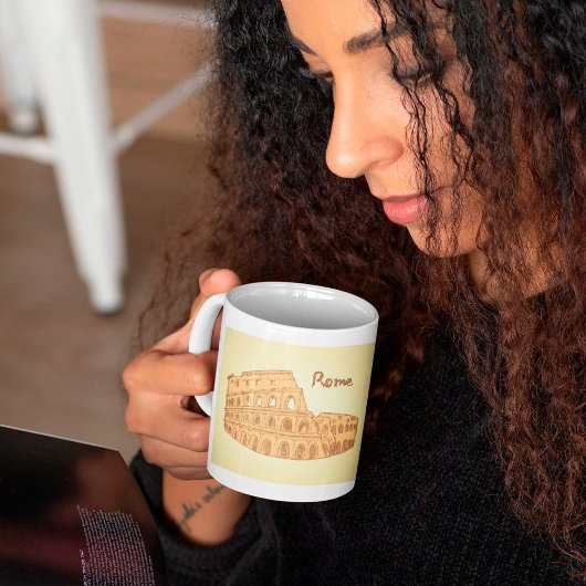 ローマコロッセオスケッチコーヒーマグ コーヒーマグカップ