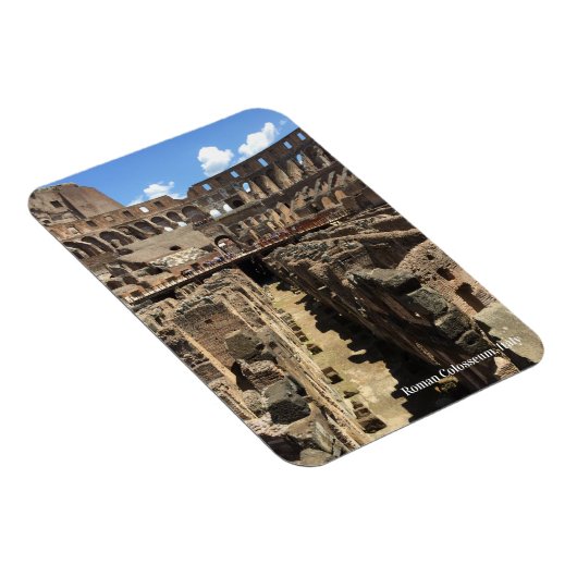 ローマコロッセオ、イタリア写真 マグネット (右側)