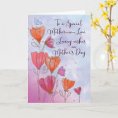 ローマザーズ·デーにオレンジの車が大好き カード (黄色い花)