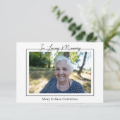 ローマシンプルカトリック記念写真 サンキューカード (スタンド正面)