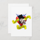 ローマスカルとハート入れデザイン (正面/裏面)